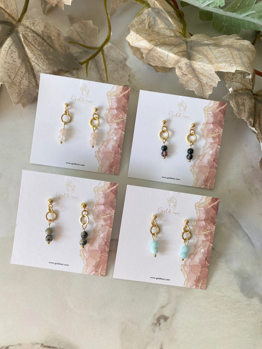 Boucles d'oreilles Ruby