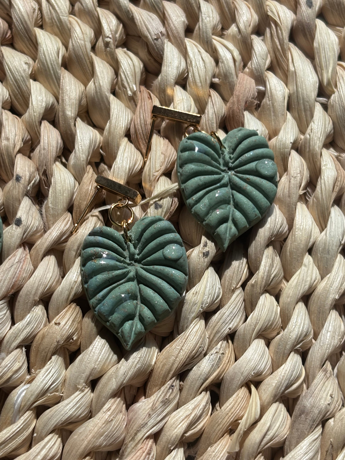 Boucles d'oreilles Monstera