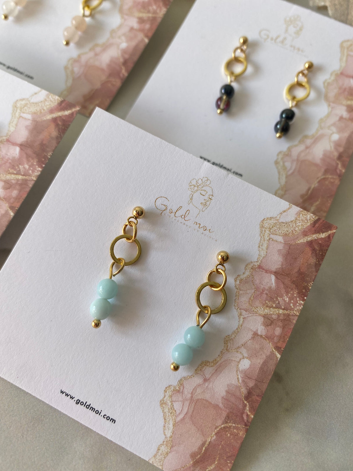 Boucles d'oreilles Ruby