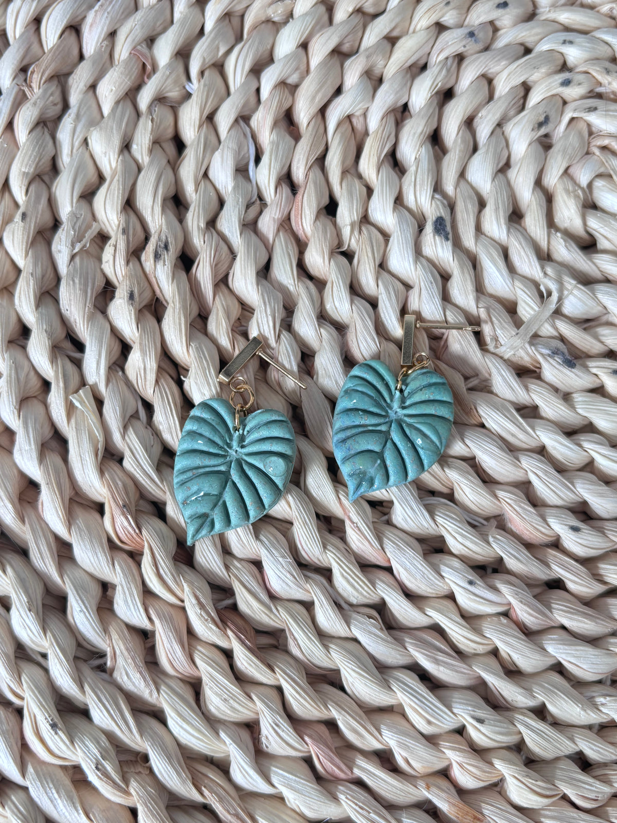 Boucles d'oreilles Monstera