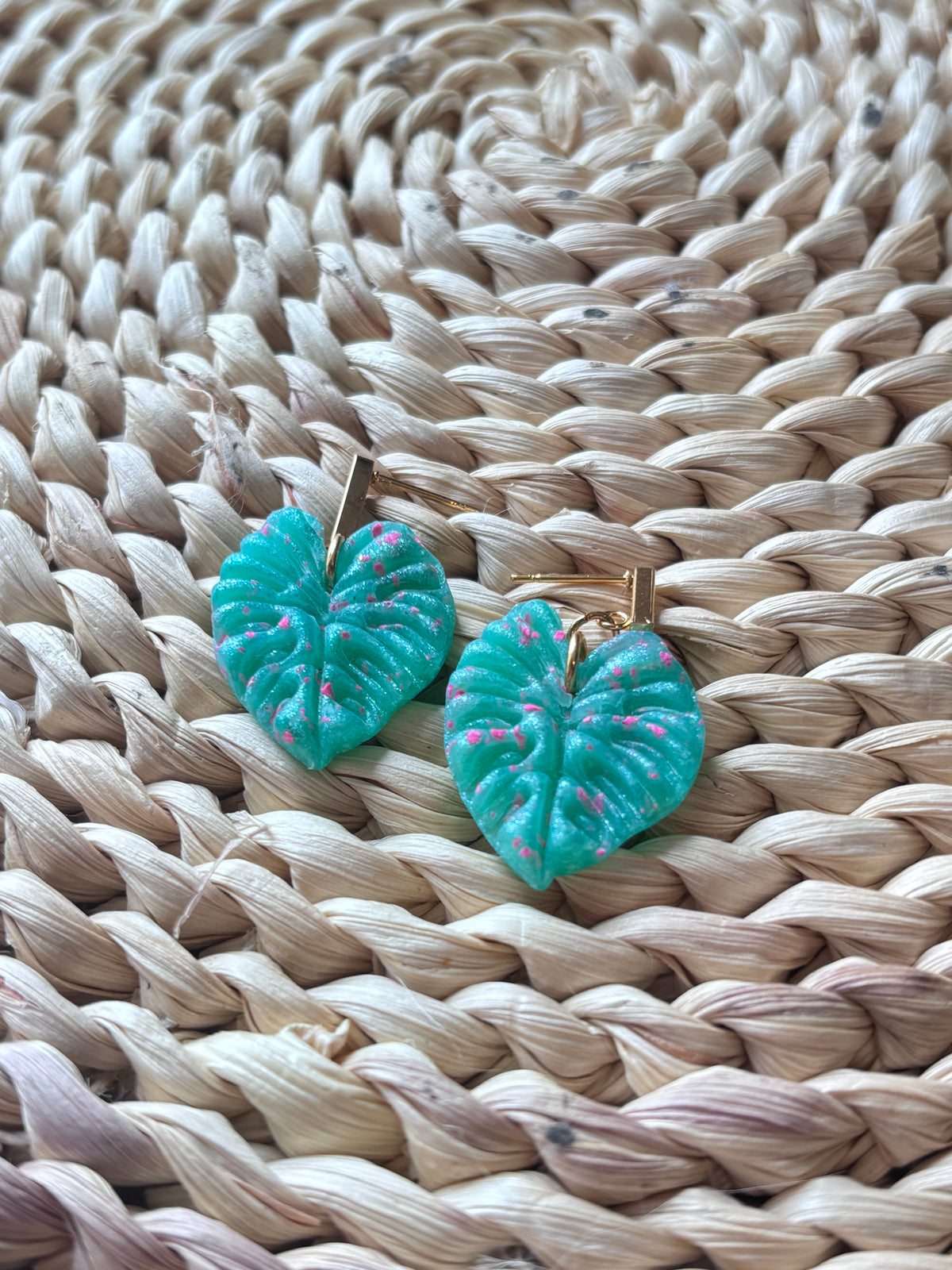 Boucles d'oreilles Monstera 2