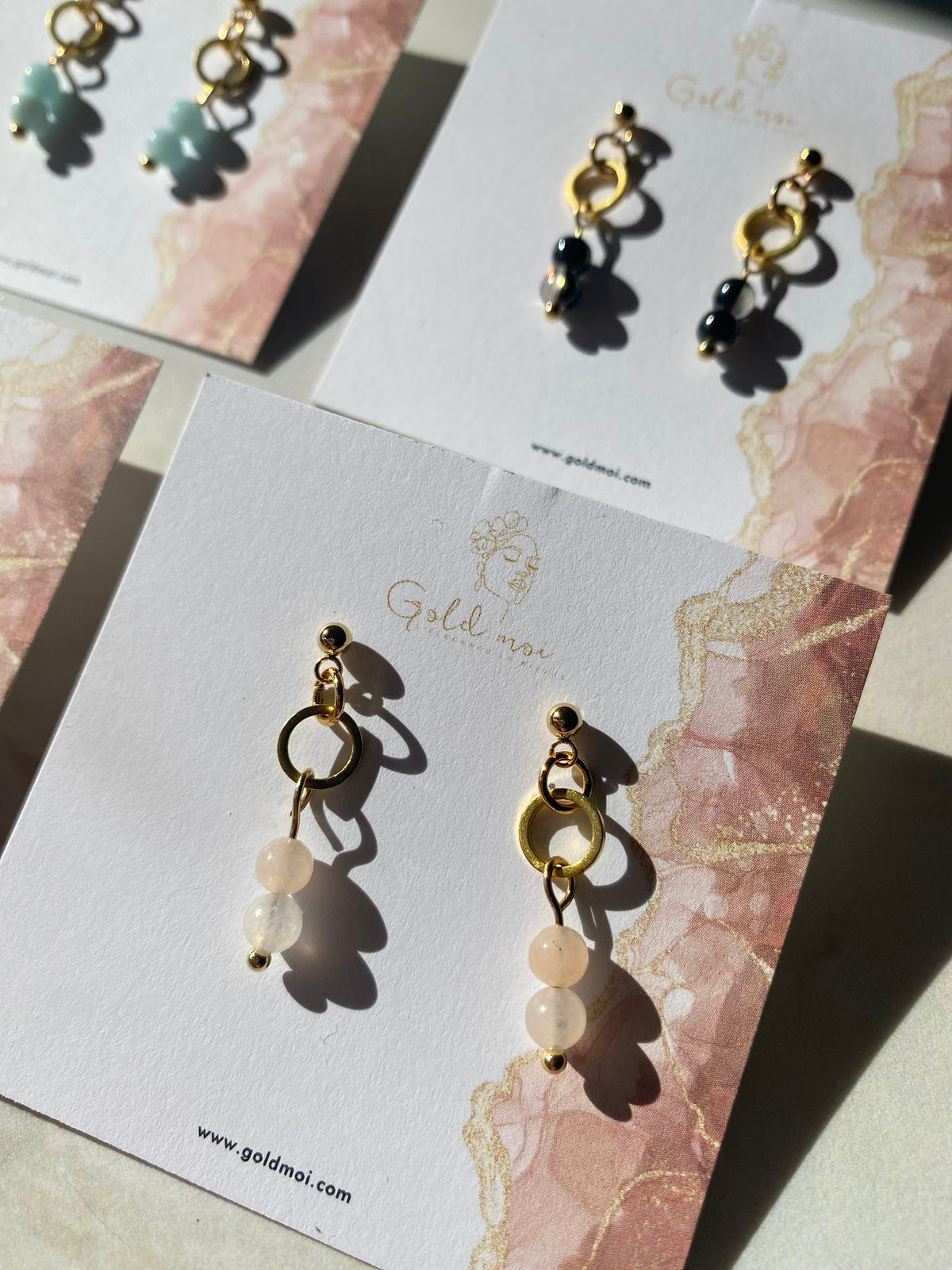 Boucles d'oreilles Ruby
