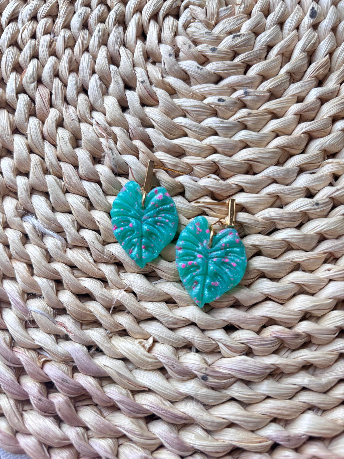 Boucles d'oreilles Monstera 2