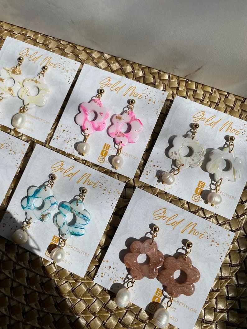 Boucles d'oreilles Daisie